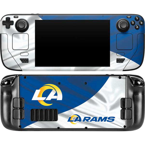 NFL Los Angeles Rams Steam Deck Handheld Gaming Computer Skin